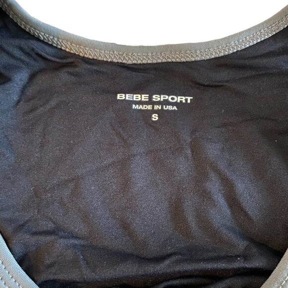 BEBE sports SMALL ATHLETIC TANK TOP WORKOUT with bra inside - Picture 5 of 5